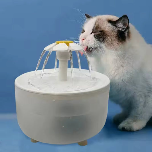 Fuente de Agua Eléctrica para Mascotas 1200ml con Sistema de Circulación